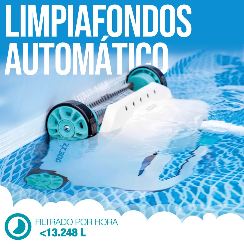 Pack Piscina desmontable rectangular Ultra XTR de 7 metros con depuradora de arena y 5 accesorios | INTEX