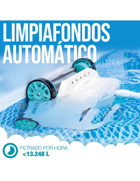 Pack Piscina desmontable rectangular Ultra XTR de 7 metros con depuradora de arena y 5 accesorios | INTEX