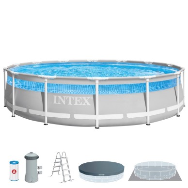 Pack Piscina Prism Frame Ø427 cm 8 accesorios | INTEX 2