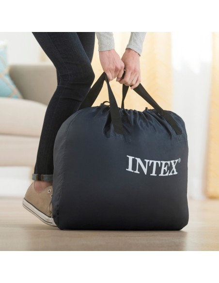 Colchón hinchable Plush con cabecero | INTEX