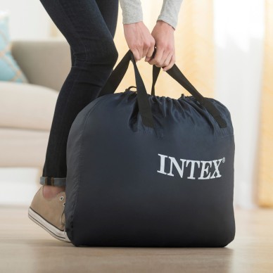 Colchón hinchable Plush con cabecero | INTEX