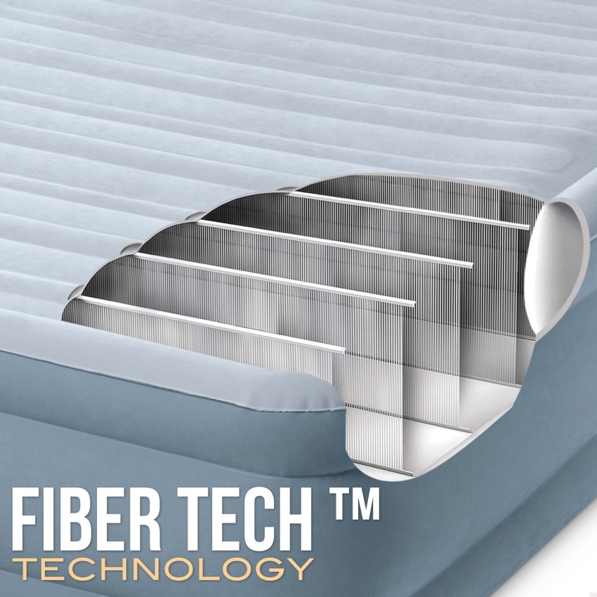 Colchón hinchable Plush con cabecero | INTEX