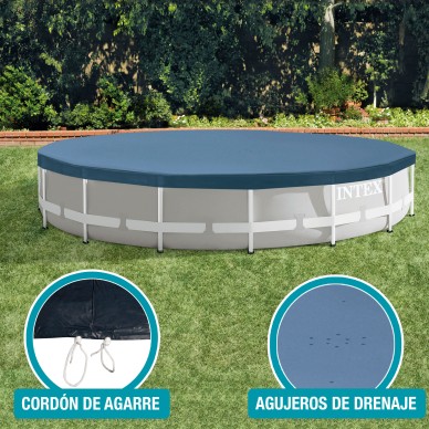 Cobertor para piscina metálica 366cm | Tienda Oficial Intex