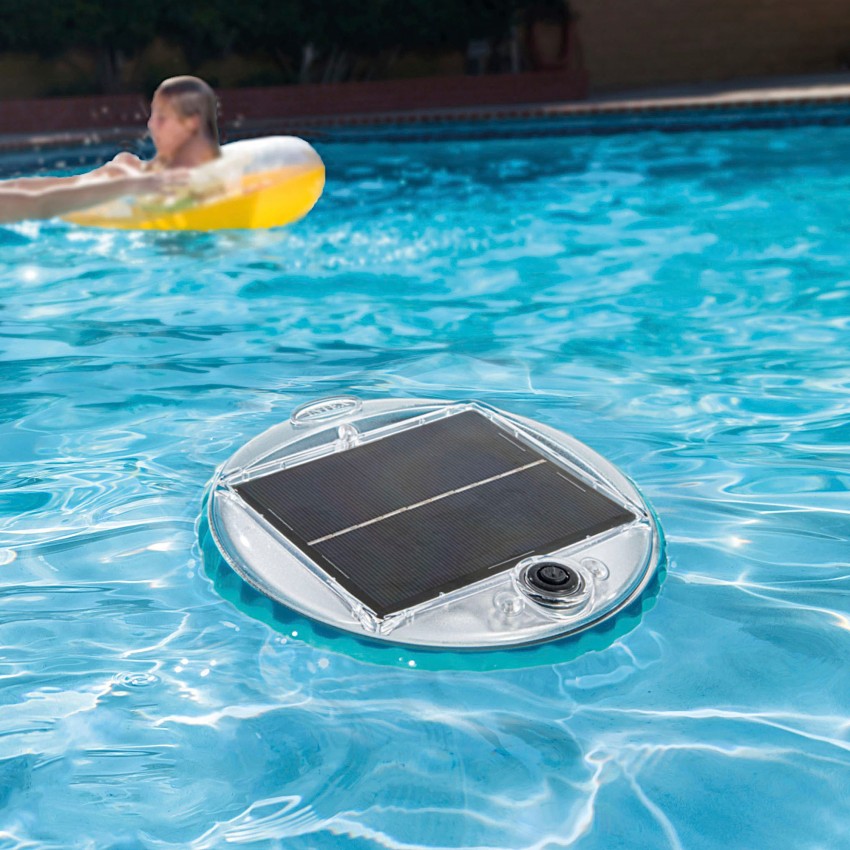 Luz LED flotante carga solar para piscinas |Accesorios piscinas | Tienda Online INTEX