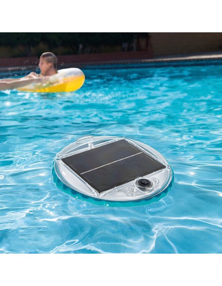 Luz LED flotante carga solar para piscinas |Accesorios piscinas | Tienda Online INTEX