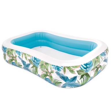 Piscina hinchable tropical de 229x152x48 cm para niños de más de 3 años | INTEX