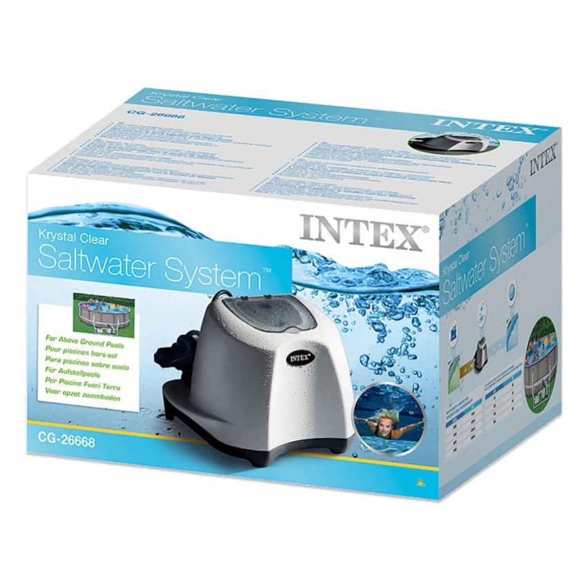 Pack Piscina Graphite Gray Panel Ø478x124 cm 6 acc | INTEX