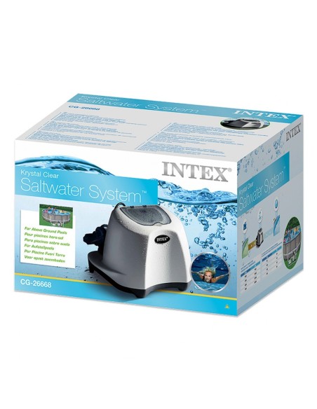 Pack Piscina Graphite Gray Panel Ø478x124 cm 6 acc | INTEX
