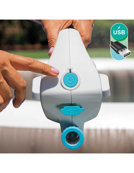 Pack Spa hinchable PureSpa Bubble Massage Ø196 cm con 7 accesorios |INTEX