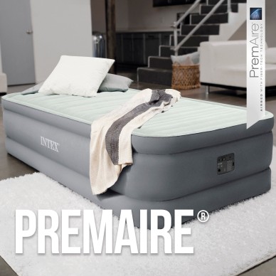 Cama hinchable individual para casa 99x191x46 cm para hasta 136 kg | INTEX 2