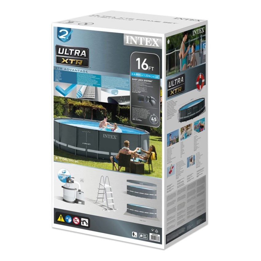Pack Piscina redonda Ultra XTR 488x122 cm 5 accesorios| INTEX
