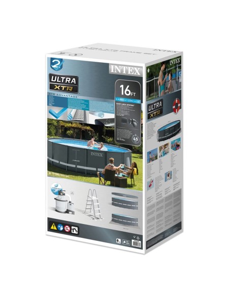 Pack Piscina redonda Ultra XTR 488x122 cm 5 accesorios| INTEX