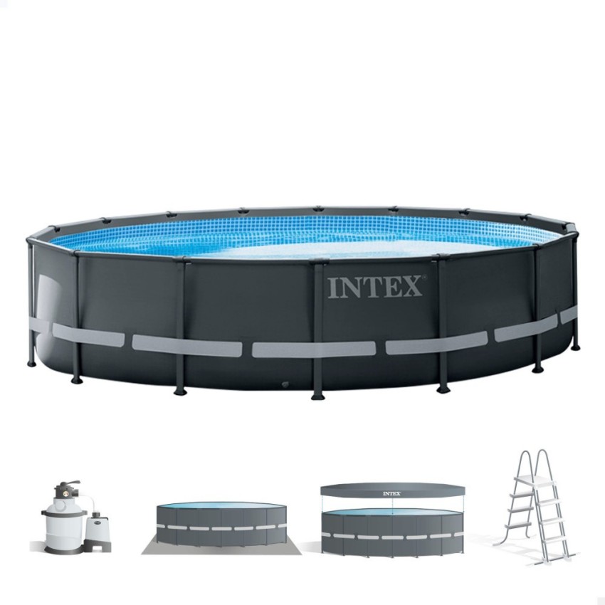 Pack Piscina redonda Ultra XTR 488x122 cm 5 accesorios| INTEX