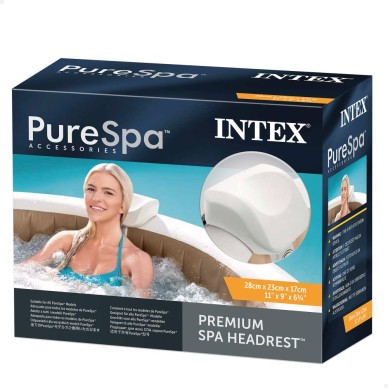 Pack Spa hinchable Chevron Deluxe 4 personas con 6 accesorios | INTEX