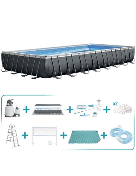 Pack Piscina Ultra XTR 975x488 con 8 accesorios | INTEX