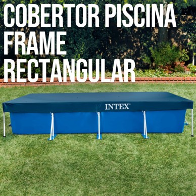 Pack Piscina desmontable rectangular Small Frame 450x220x84 cm 5 accesorios