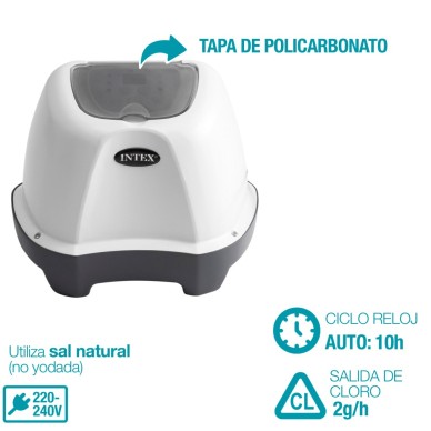 Pack Piscina desmontable rectangular Small Frame 450x220x84 cm 5 accesorios