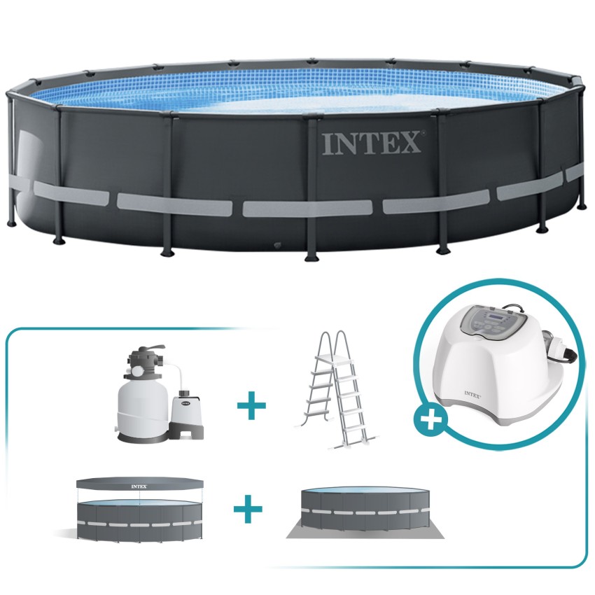 Pack Piscina redonda Ultra XTR 488x122 cm 5 accesorios| INTEX