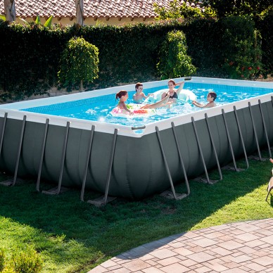 Piscinas desmontables con depuradora y clorador salino | Intex.es 2