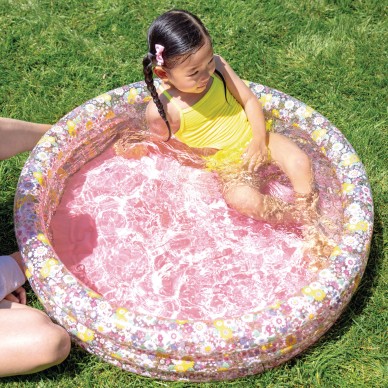 Piscina hinchable flores Sweet Blossom de 86x25 cm para niños de 1 a 3 años | INTEX 2