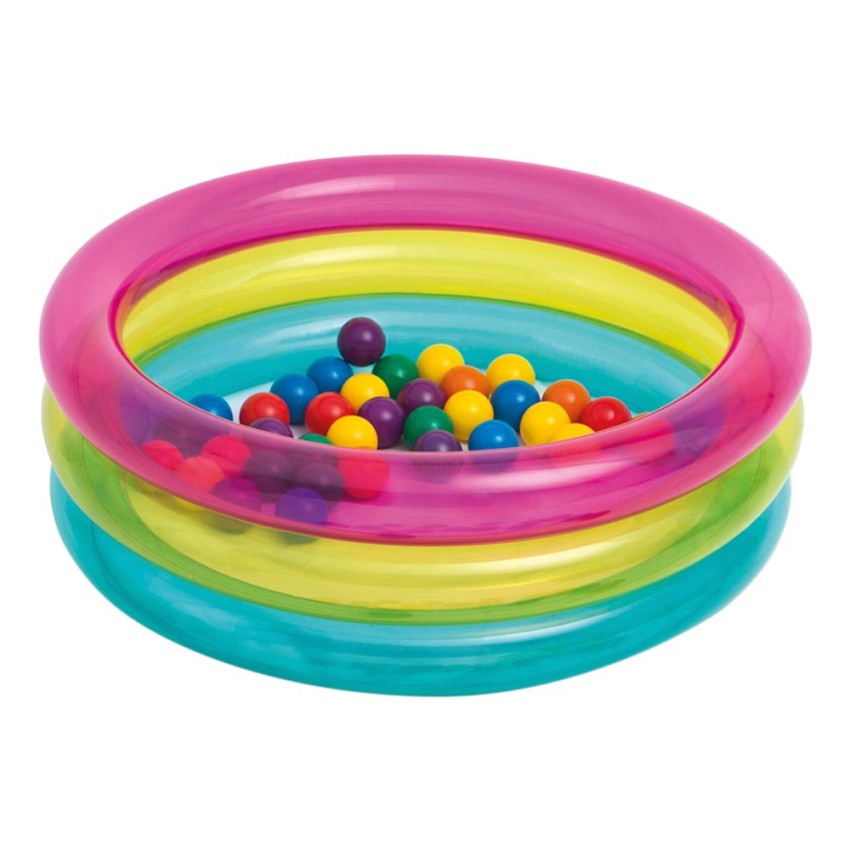 Centro de juegos hinchable intex 50 bolas 86x25 cm - 1/3a