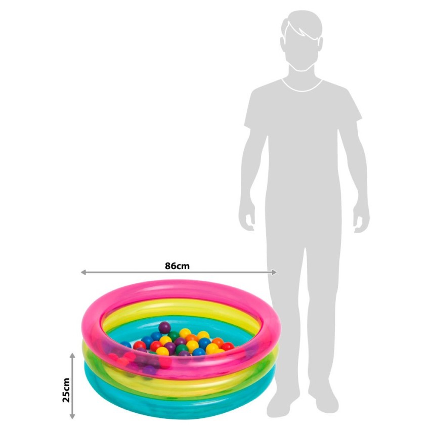 Centro de juegos hinchable 50 bolas | Intex, tienda online mobiliario hinchable
