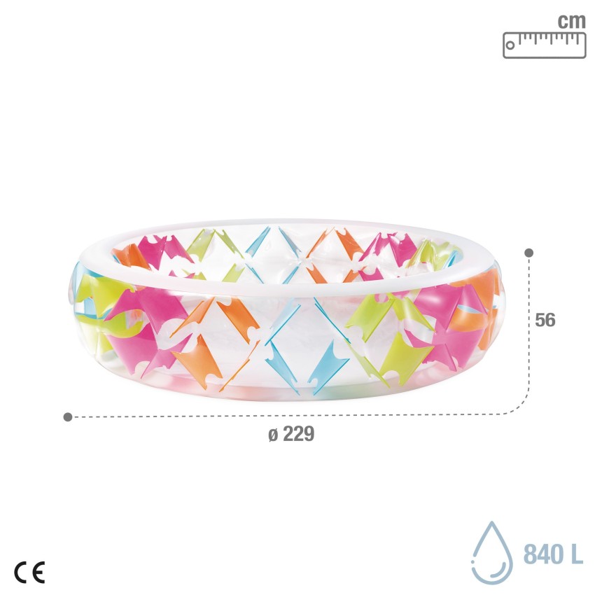 Piscina hinchable Pinwheel Pool | INTEX