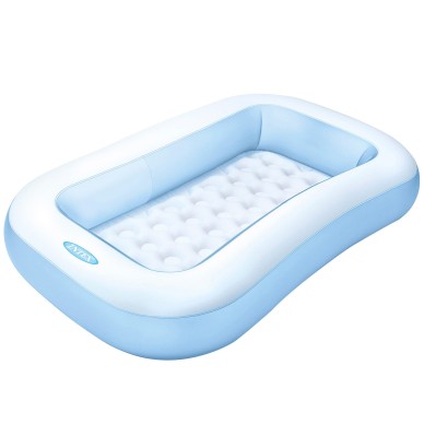 Piscina hinchable rectangular de  166x100x25 cm para 1 niño  | INTEX