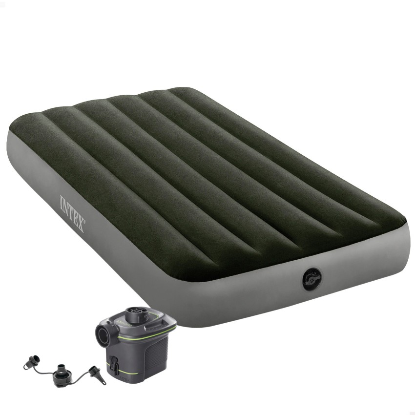 Cama hinchable camping intex modelo prestige downy con fiber-tech