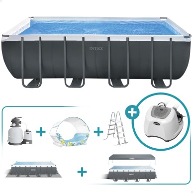 Pack Piscina Ultra XTR Frame  549x274x132 cm con 6 accesorios | INTEX