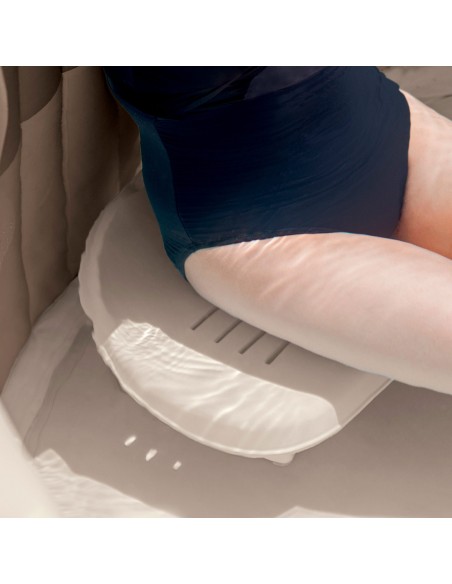 Pack Spa hinchable Chevron Deluxe 4 personas con 6 accesorios | INTEX