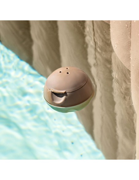 Pack Spa hinchable Chevron Deluxe 4 personas con 6 accesorios | INTEX