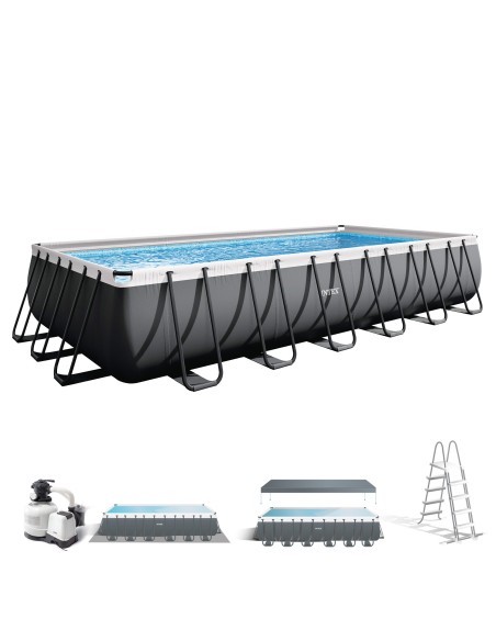 Piscinas desmontables grandes - Con depuradora de arena | Intex.es