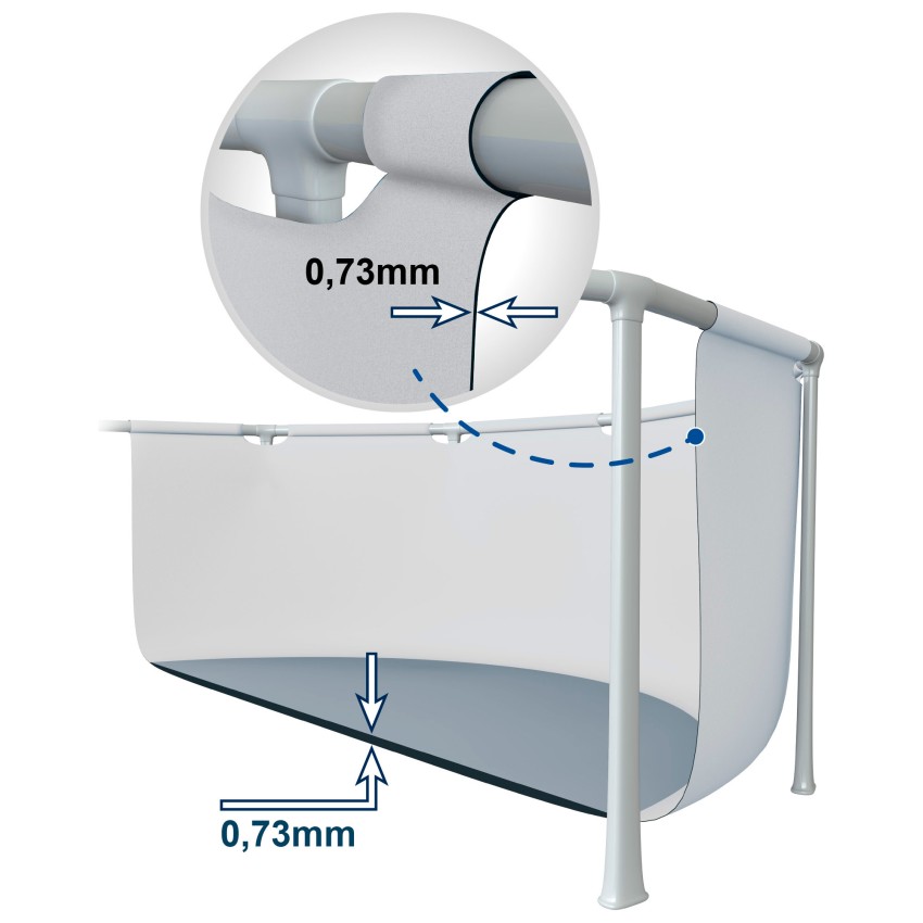 Piscina rectangular desmontable gran formato | Intex.es
