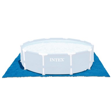 Tapiz protector de suelo cuadrado de 472 cm para piscinas desmontables | INTEX
