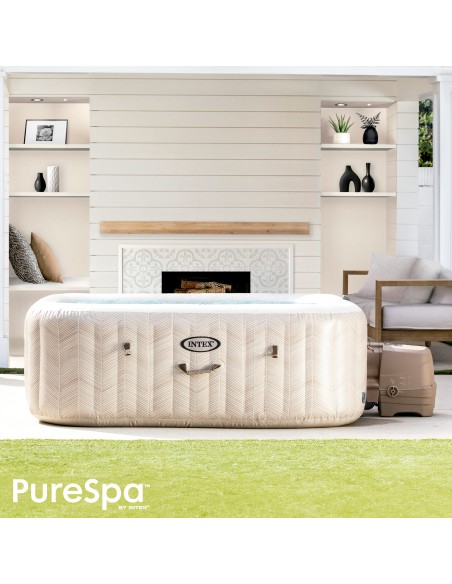 Spa hinchable PureSpa Burbujas Chevron Deluxe 4P | INTEX