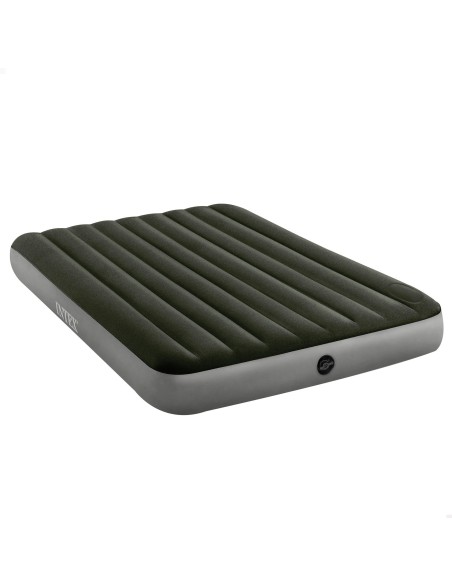 Colchón camping doble con hinchador de pie | INTEX