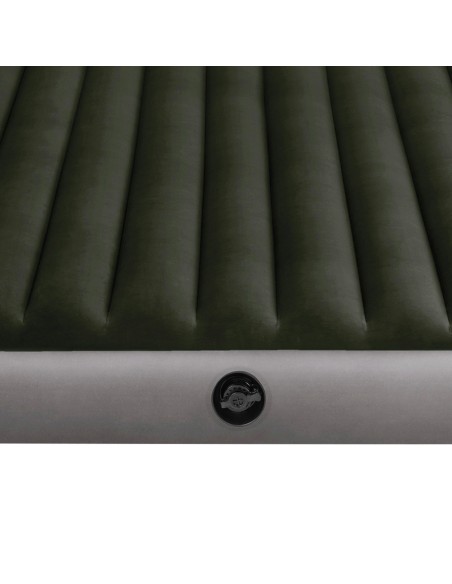 Colchón camping doble con hinchador de pie | INTEX