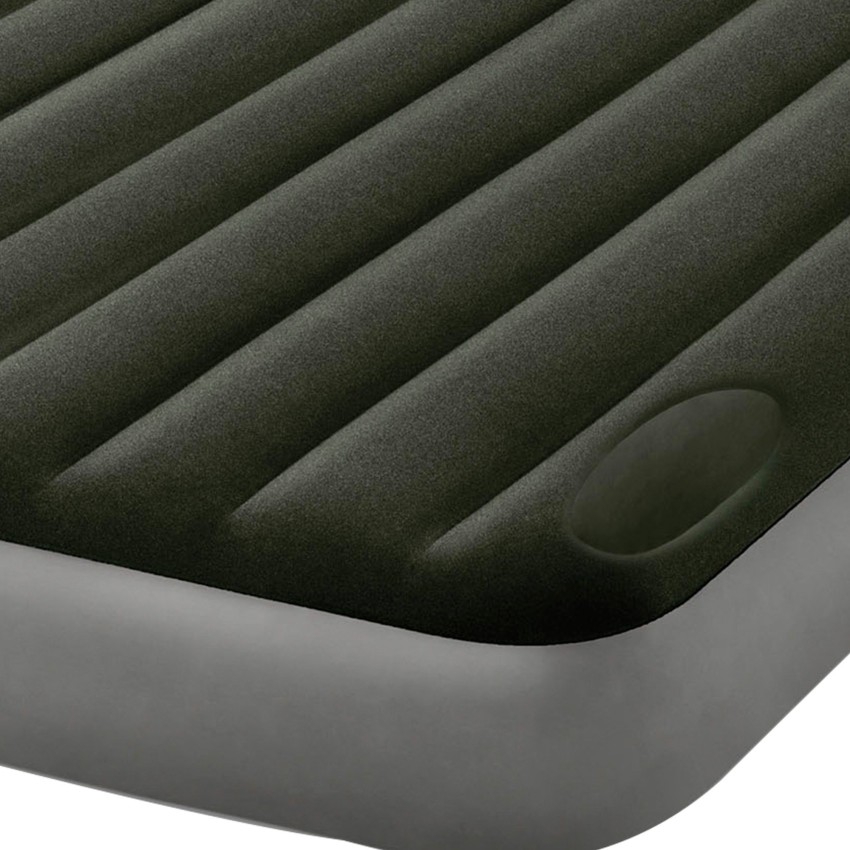 Colchón camping doble con hinchador de pie | INTEX
