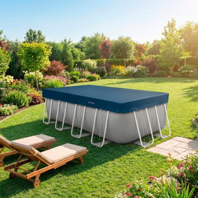 Cobertor de invierno Deluxe para piscinas rectangulares de 4x2 m | INTEX 2