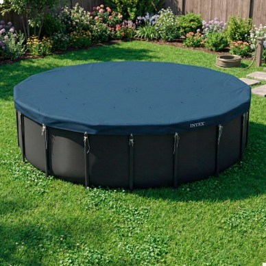 Cobertor de invierno Deluxe para piscinas redondas de 6,10 m de diámetro | INTEX 2