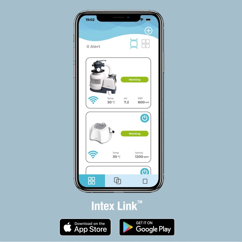 Piscina desmontable rectangular Graphite Gray Panel 6 metros | INTEX