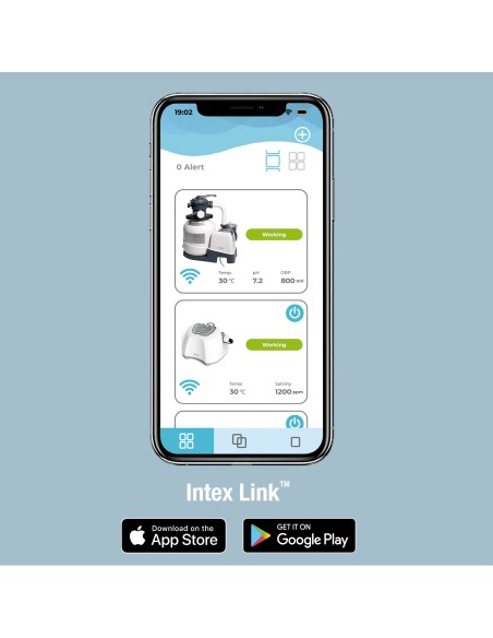 Piscina desmontable rectangular Graphite Gray Panel 6 metros | INTEX