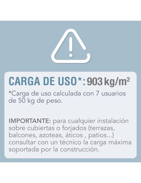 Piscina desmontable rectangular Graphite Gray Panel 6 metros | INTEX