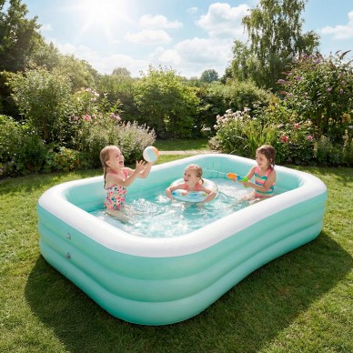 Piscina hinchable infantil 3 aros hinchables | INTEX 2