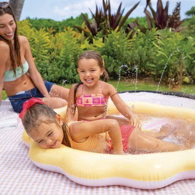 Piscina hinchable INTEX con spray infantil Ø104 cm | INTEX 2