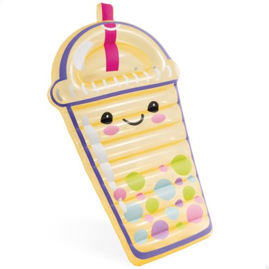 Colchoneta hinchable vaso té de burbujas 173x99 cm | INTEX