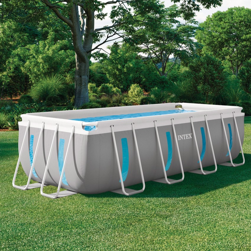 Piscina desmontable rectangular Clearview con depuradora | Intex.es