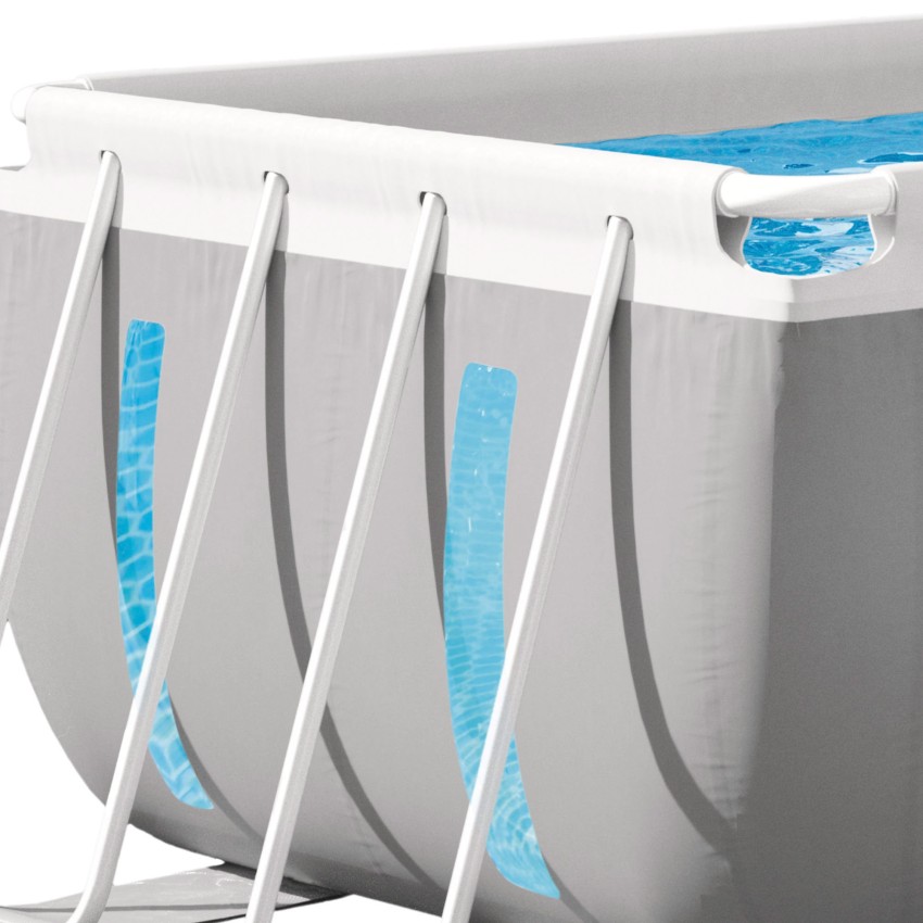 Piscina desmontable rectangular Clearview con depuradora | Intex.es