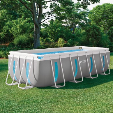 Pack Piscina Prism Frame Clearview 400x200x122 cm 8 accesorios | INTEX 2